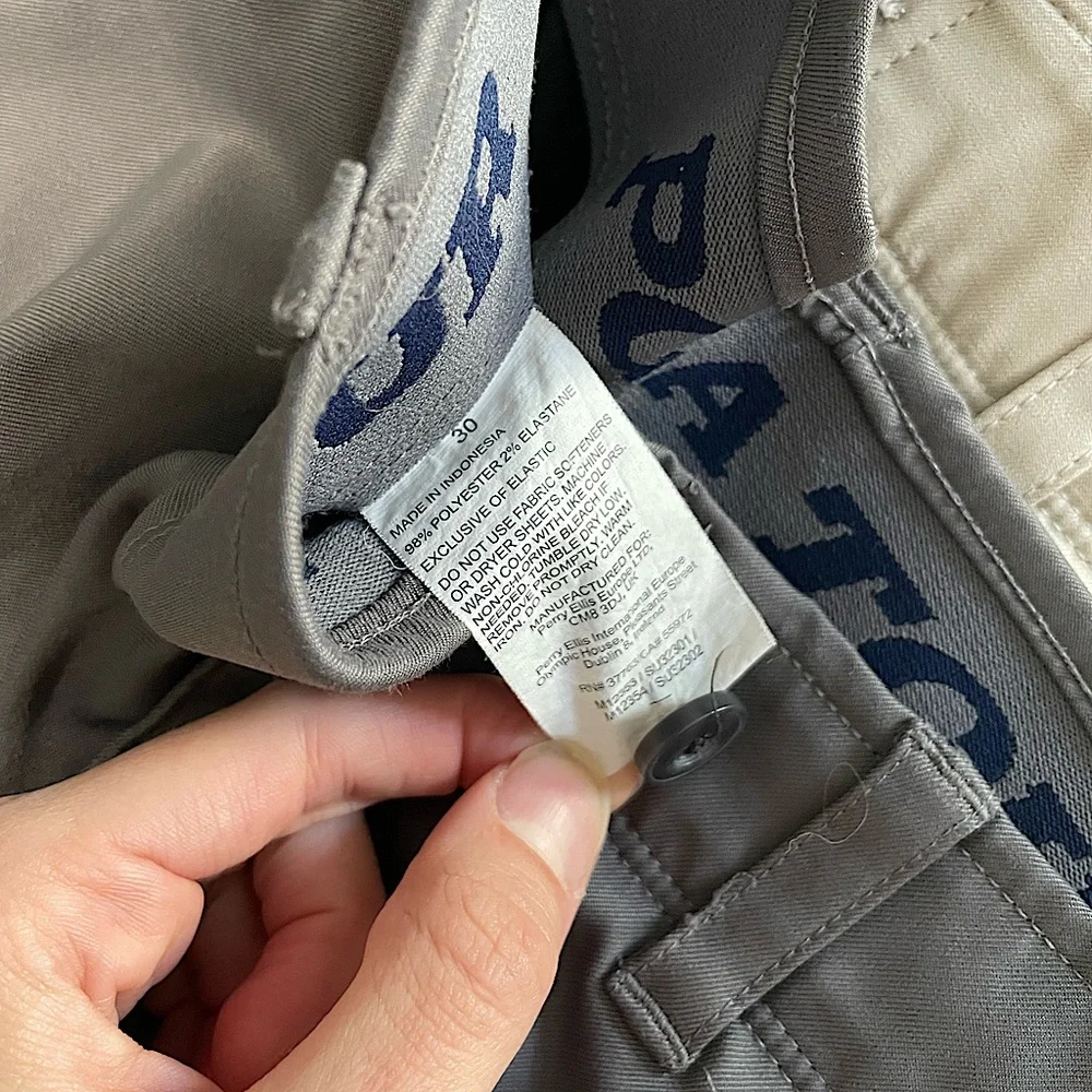 PGA Tour, Men’s, 30 Waist, Navy/Grey/Tan, 9” Golf Shorts